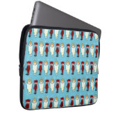 Angel Vs. Devil Pattern Retro Fun Cartoon Laptopschutzhülle (Vorne Rechts)