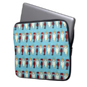 Angel Vs. Devil Pattern Retro Fun Cartoon Laptopschutzhülle (Vorderseite Links)