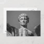 Angel, walisisches Nationalkriegsdenkmal. Cardiff Postkarte (Vorne/Hinten)