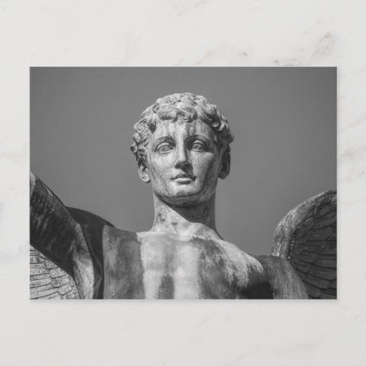 Angel, walisisches Nationalkriegsdenkmal. Cardiff Postkarte (Vorderseite)