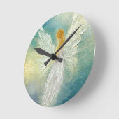 Angel Wall Clock Runde Wanduhr (Winkel)