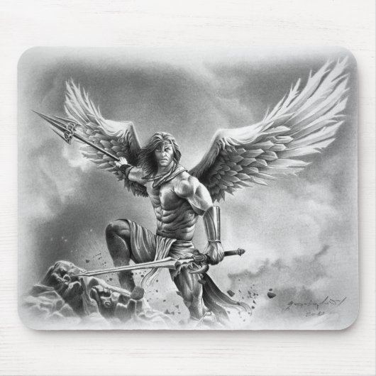 ANGEL WARRIOR Mouse Pad Mousepad (Vorne)