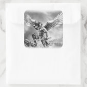 ANGEL WARRIOR Square Sticker (Tasche)