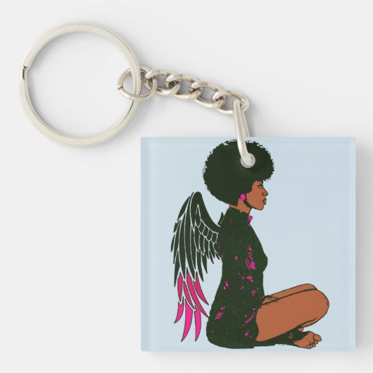 Angel Wart Schlüsselanhänger (Vorderseite)