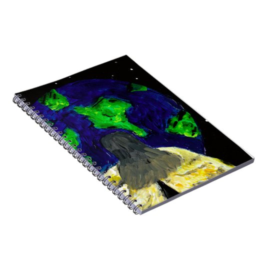 Angel Watching Over Notebook Notizblock (Rechte Seite)