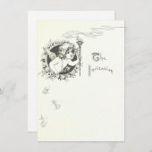 Angel Wedding Einladung (Vorne/Hinten)