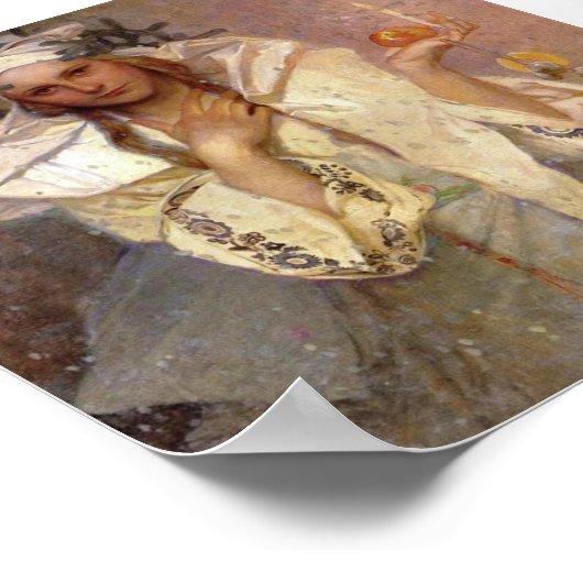 Angel Weihnachten en Amerique Poster (Ecke)