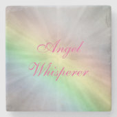 Angel Whisperer Design Steinuntersetzer (Vorderseite)