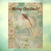 Angel White Blume Blue Sky Fensteraufkleber (Blatt 3)