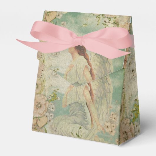 Angel White Blume Blue Sky Geschenkschachtel (Vorderseite)