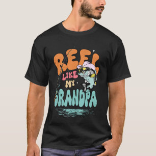 Angel wie mein Opa Fischer Großvater zu Enkel T-Shirt