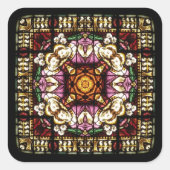 Angel Window Kaleidoskop Sticker (Vorderseite)