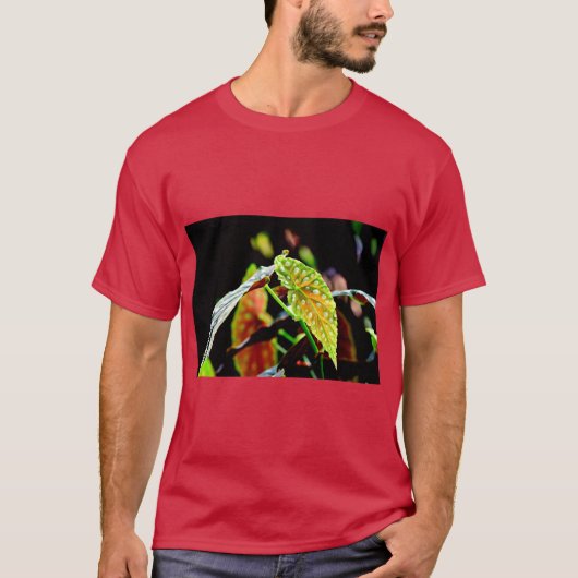 Angel Wing Begonia Botanical T-Shirt (Vorderseite)