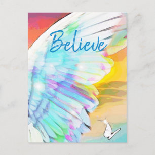 Angel Wing Butterfly Illustration Wasserfarben Kun Postkarte