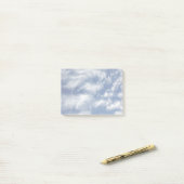 Angel Wing Clouds verblassenes Foto Post-it Klebezettel (Auf Schreibtisch)