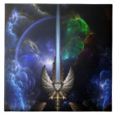 Angel Wing Schwert Arkledious Raumschiff Fliese (Vorderseite)