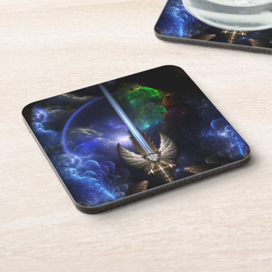 Angel Wing Schwert Arkledious Space Untersetzer Se (Linke Seite)