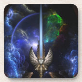 Angel Wing Schwert Arkledious Space Untersetzer Se (Vorderseite)