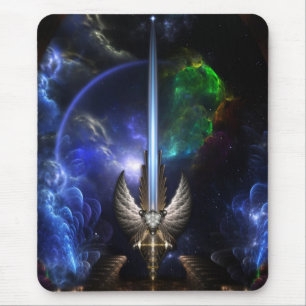 Angel Wing Schwert von Arkledious Sp Fraktal Art Mousepad
