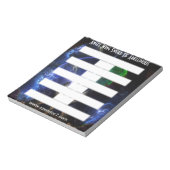 Angel Wing Schwert von Arkledious Space Notepad Notizblock (Rotiert)