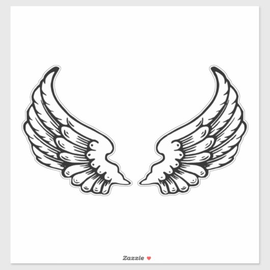 Angel Wing Sticker (Blatt)
