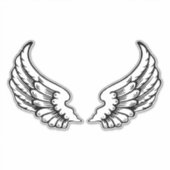 Angel Wing Sticker (Vorderseite)