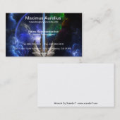 Angel Wing Sword Arkledious Space Business Card Visitenkarte (Vorne/Hinten)
