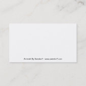 Angel Wing Sword Arkledious Space Business Card Visitenkarte (Rückseite)