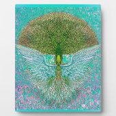 Angel Wing Tree of Life Fotoplatte (Vorderseite)
