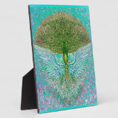 Angel Wing Tree of Life Fotoplatte (Seite)