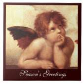 ANGEL / Winged Cherub Fliese (Vorderseite)