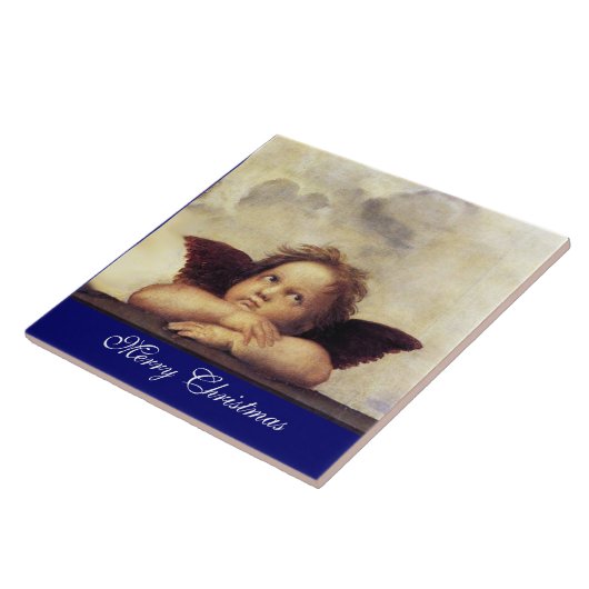 ANGEL / Winged Cherub Fliese (Seite)