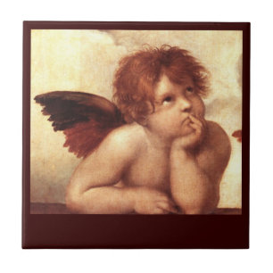 ANGEL / Winged Cherub Fliese