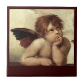 ANGEL / Winged Cherub Fliese (Vorderseite)