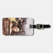 ANGEL / Winged Cherub Gepäckanhänger (Vorderseite horizontal)