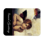 ANGEL / Winged Cherub Magnet (Horizontal)