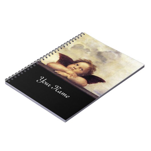 ANGEL / Winged Cherub Notizblock (Linke Seite)