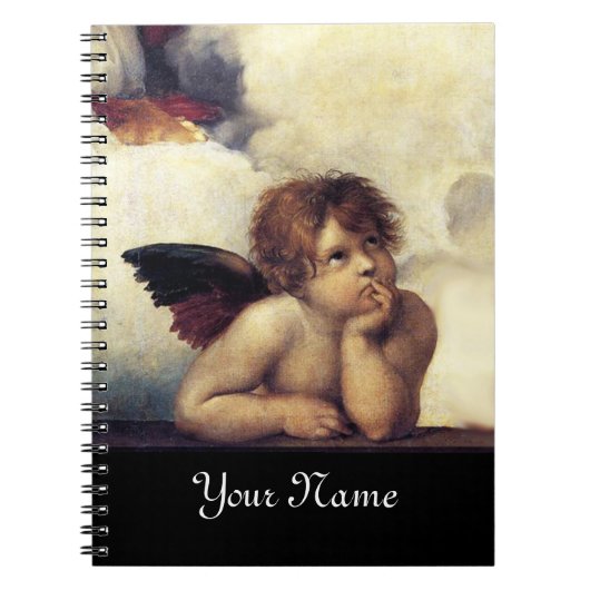 ANGEL / Winged Cherub Notizblock (Vorderseite)