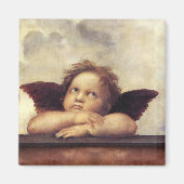ANGEL / Winged Cherub Raffaello Sanzio Magnet (Vorne)
