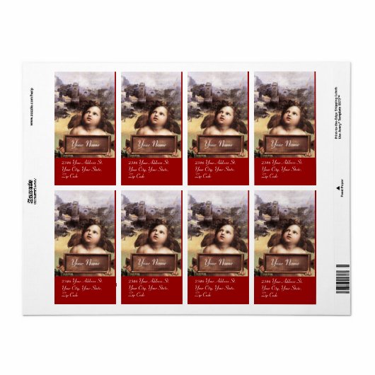 ANGEL / Winged Cherub, rot (Vorne)