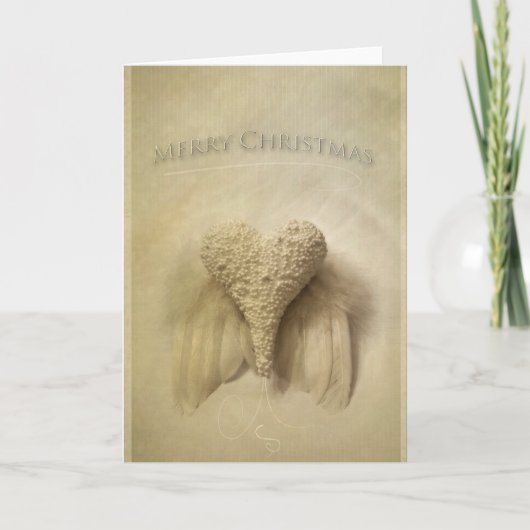 Angel Winged Feiertagskarte (Vorderseite)