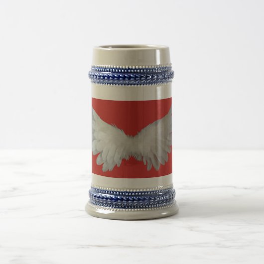 Angel Wings 22 oz Stein Bierglas (Mittel)