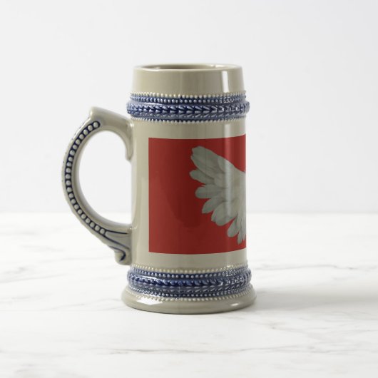 Angel Wings 22 oz Stein Bierglas (Links)