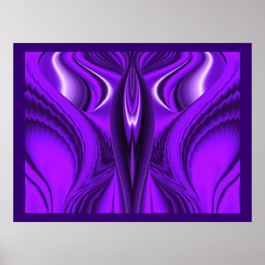 Angel Wings , Abstrakte Fantasy Rainbow Art Poster (Vorne)