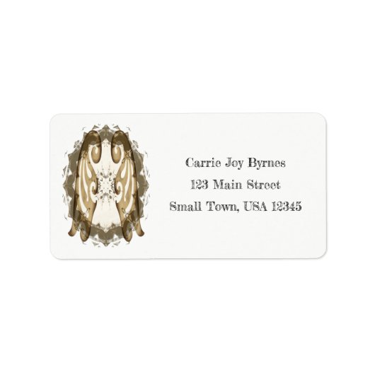 Angel Wings Address Label Adressaufkleber (Vorne)