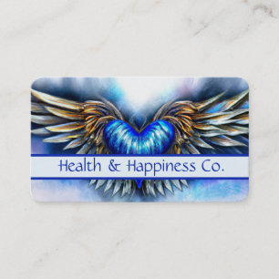 Angel Wings and Heart Business Card Visitenkarte