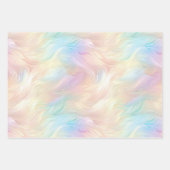 Angel Wings Aqua Blue Pink Geschenkpapier Set (Vorderseite 2)