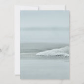 Angel Wings Beach Seashell Feier des Lebens Einladung (Rückseite)