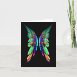 Angel Wings Beileid Note Card Karte