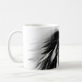 ANGEL WINGS Black Gray Monogram Kaffeetasse (Links)